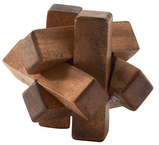 Zabawa logiczna. Układanki drewniane do łącznia, Djeco