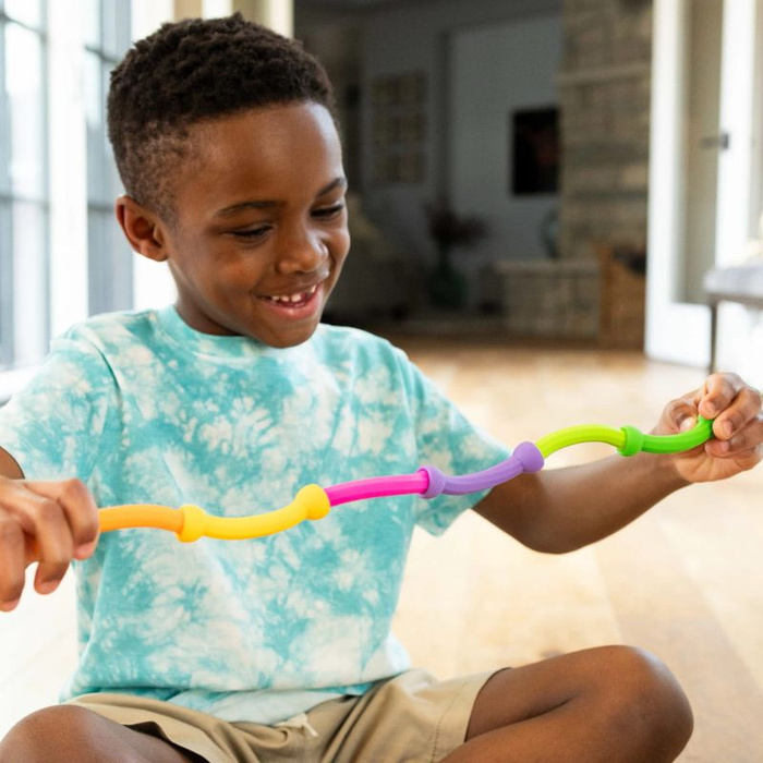 Plip Links półokrągłe klocki silikonowe Fat Brain Toys