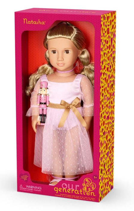 Lalka baletnica Natasha z dziadkiem do orzechów Our Generation