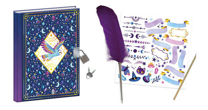 Zestaw kreatywny Sekretna księga Szkoła Magii Janod