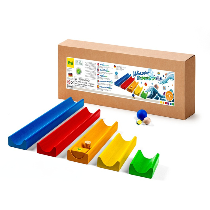 Trasa dla kulek i wody do zabawy w domu i ogrodzie Erzi