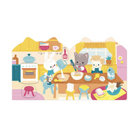 Książeczka z naklejkami Dom Janod