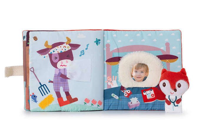 Miękka książeczka z pacynką Doktor Lisiczka Alice Lilliputiens