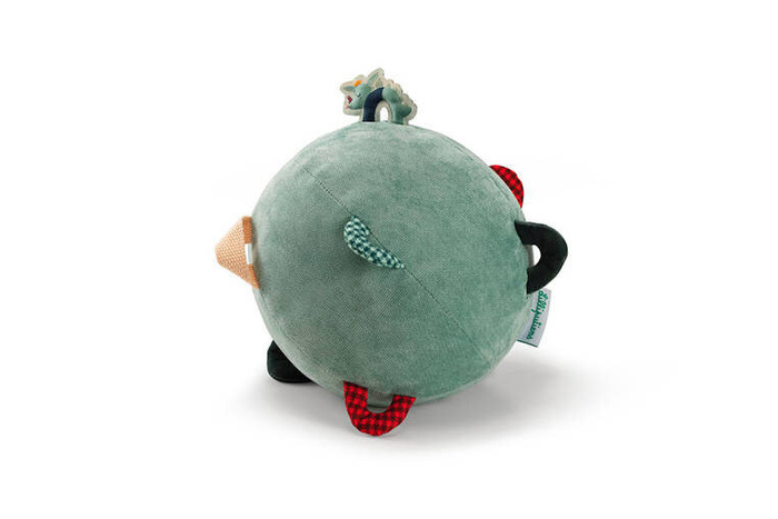 Pluszowa piłka sensoryczna z pozytywką wielofunkcyjna Smok Joe Lilliputiens