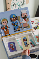 Magnetyczna układanka dla dzieci zawody Janod