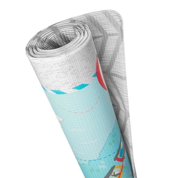 Dwustronny dywan piankowy Mali Podróżnicy Skip Hop