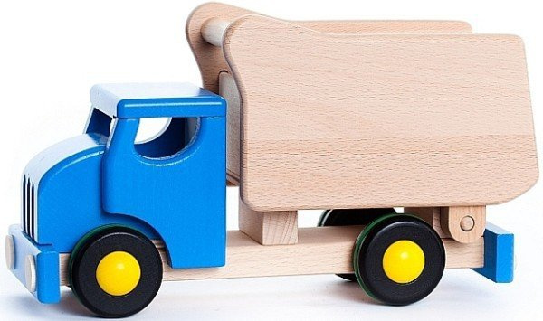 Drewniany samochód, sorter. Wywrotka, Bajo