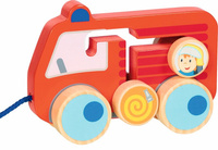 Drewniany wóz Straży Pożarnej do ciągnięcia Goki