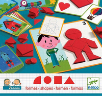 Układanka dla dzieci. Zabawa formami, Djeco, eduludo