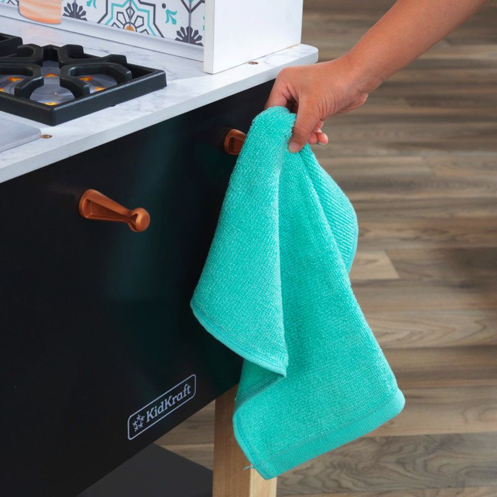 Czarna kuchnia dla dzieci Artisan Island KidKraft