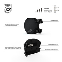 SCOOTANDRIDE Zestaw ochraniaczy dla dzieci S Black