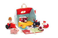 Domek manipulacyjny edukacyjny Farma rolnik i zwierzęta LILLIPUTIENS  