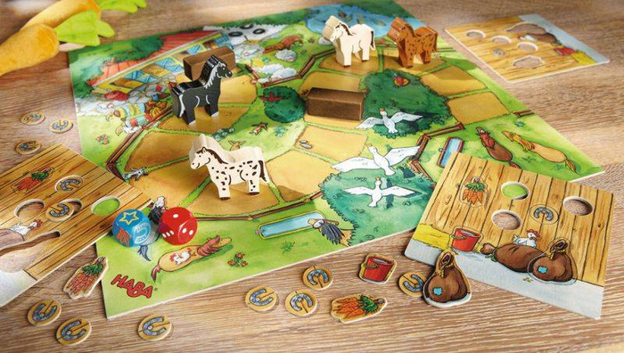 Gra planszowa dla dzieci Wyścig galopu Haba