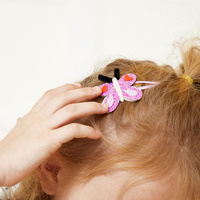 Brokatowe spinki do włosów Ogród Zestaw Kreatywny Janod