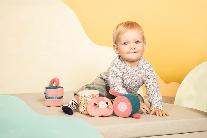 Sensoryczny wałek dźwiękowy 4-elementowy Kotka Jeanne Lilliputiens