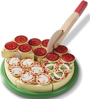 Drewniana pizza w pudełku Pizza Party Melissa & Doug