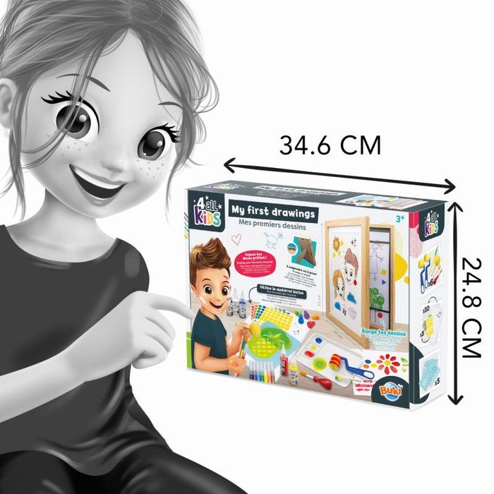 Zestaw artystyczny moje pierwsze rysunki Buki