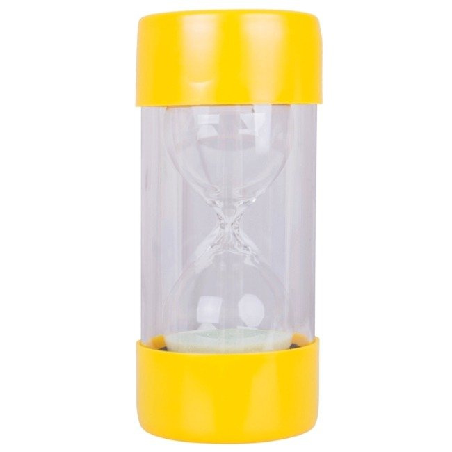 Żółty odmierzacz czasu 3 minuty klepsydra Bigjigs Toys