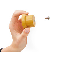 Drewniana tablica dwustronna ścienna z akcesoriami magnetyczna Janod