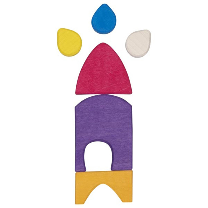 Klocki drewniane dla dzieci Miasto Goki