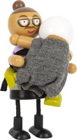 Ruchome lalki Rodzina z dzieckiem Small Foot