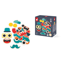 Magnesy drewniane Portrety 24 szt. Janod