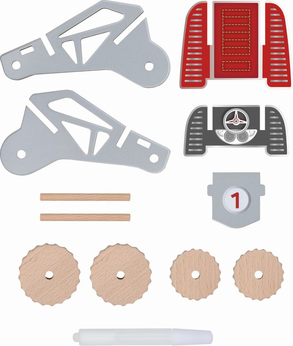 Zrób to sam drewniany model pojazdu do składania Buggy Goki