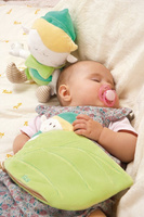 Listek z elfem. Ogrzewacz z nasionami orkiszu. Baby Nature, Trudi