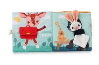 Materiałowa edukacyjna książeczka Smok Joe i jego przytulanka LILLIPUTIENS