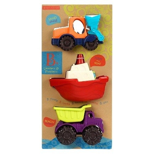 Zabawki do piasku Zestaw małych pojazdów B.toys