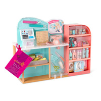 Groomer salon pielęgnacji zwierząt ze sklepem Happy Tails Care Center Our Generation