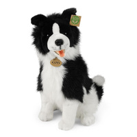 Maskotka dla dzieci piesek Border Collie siedzący 40 cm Rappa