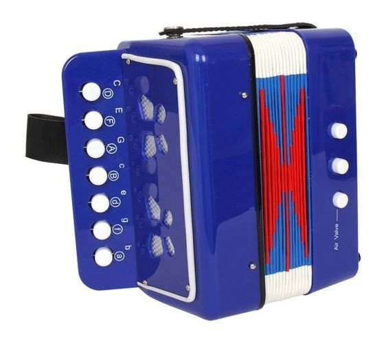 Niebieski akordeon dla dzieci, small foot