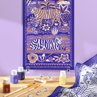 Zestaw artystyczny Malowanie na jedwabiu AGA Atelier 10 Djeco