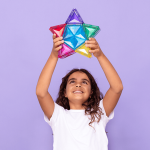 Klocki magnetyczne z lampką Light Star Pack 28 el Connetix