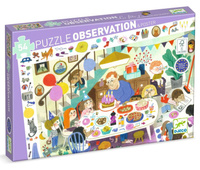 Puzzle Urodziny obserwacja 54 elementy Djeco