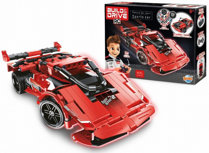 Samochód sportowy zdalne sterowanie samodzielny montaż Buki