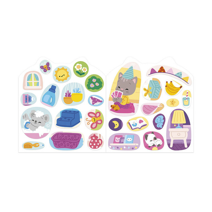 Książeczka z naklejkami Dom Janod