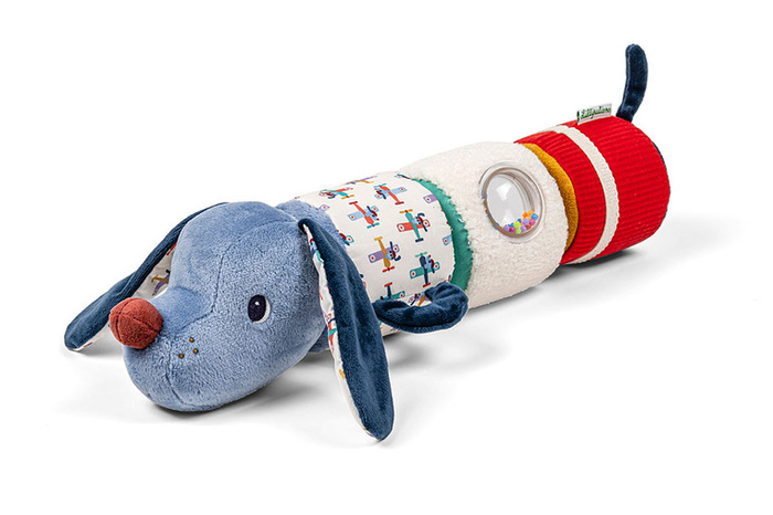 Sensoryczny wałek dźwiękowy 4-elementowy Piesek Jules