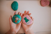 Zestaw kreatywny Kamienie do ozdabiania Janod