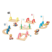 Gra w kulki marmurki Wyścig z przeszkodami Applepop Janod