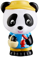 Zestaw 4 figurek rodzina misiów panda Klorofil