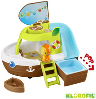 Statek wycieczkowy jacht ze zjeżdżalnią Klorofil