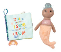 Miękka książka dla niemowląt z syrenką Manhattan Toy