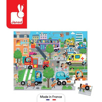 Puzzle w walizce Miasto 36 el. Janod