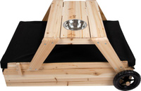 Piaskownica drewniana dla dzieci 3w1 stół kuchnia Small Foot