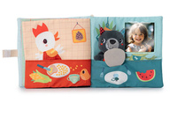 Miękka książeczka z przytulanką Smacznego! Wilk Louis Lilliputiens