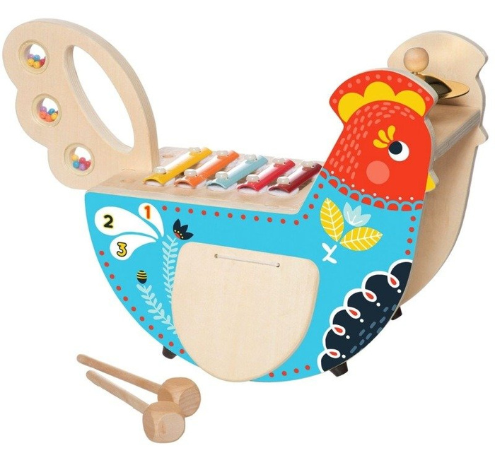 Instrumentalny kurczak. Centrum muzyczne Manhattan Toy