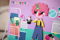 Magnetyczna układanka Kostiumy Dziewczynka Magnetibook kolekcja 2018, Janod