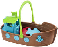 Zabawkowy kuter rybacki 3 w 1 Klorofil, statek i figurka